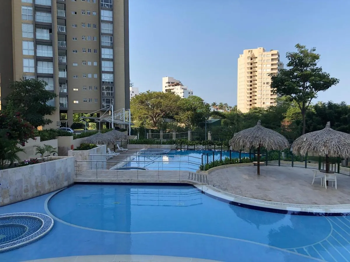 Apartment Acogedor Con Vista Al Mar En Condominio Zazue A 300 Metros De La Playa Bellohorizonte Santa Marta