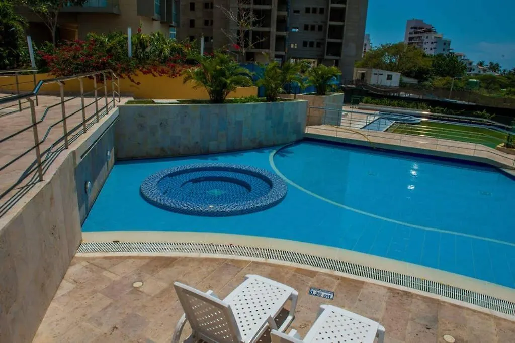 Acogedor Con Vista Al Mar En Condominio Zazue A 300 Metros De La Playa Bellohorizonte Santa Marta 0*, Santa Marta (Magdalena)