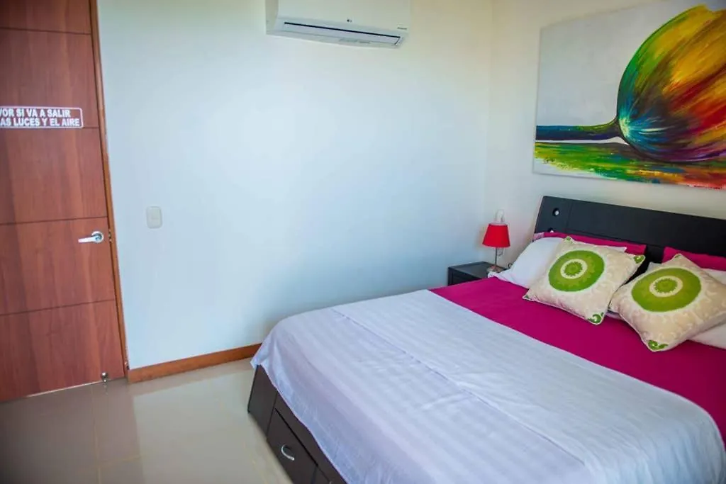 Apartment Acogedor Con Vista Al Mar En Condominio Zazue A 300 Metros De La Playa Bellohorizonte Santa Marta Colombia