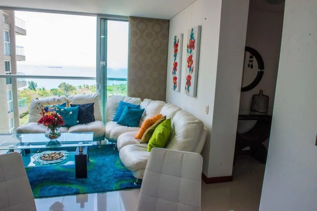 Acogedor Con Vista Al Mar En Condominio Zazue A 300 Metros De La Playa Bellohorizonte Santa Marta Apartment Santa Marta (Magdalena)