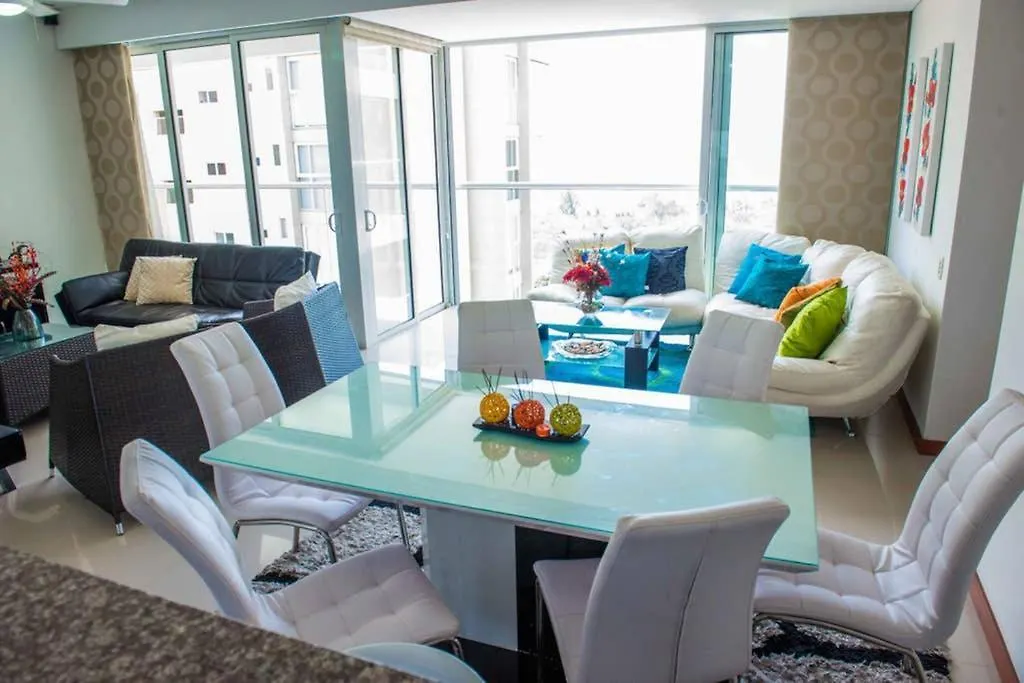 Apartment Acogedor Con Vista Al Mar En Condominio Zazue A 300 Metros De La Playa Bellohorizonte Santa Marta Colombia